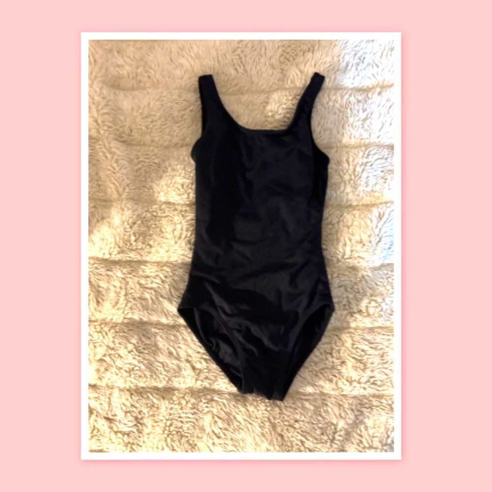 So Danca Girls Ballet Dance Leotard - One Piece - Black - Size 2-4